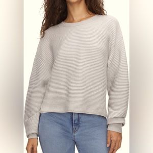 Good America | Rib Crewneck Sweater | Women’s Plus Size Grey - Size 5 (2XL)